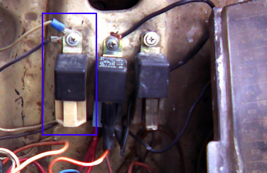 реле стартера ваз